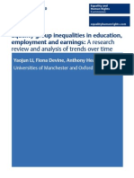 10 Equality Group Inequalities in Education Employment and Earnings