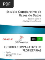 Estudio Comparativo de Bases de Datos