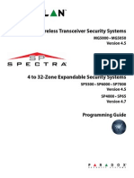 Paradox Magelan Spectra - Programming Guide