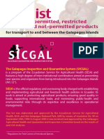 SICGAL Foods Permitted Into Galapagos