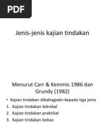 Jenis-Jenis Kajian Tindakan