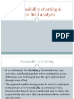 Responsibility Charting and Force Field Analysis