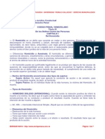 Diferencias Entre Asesinato y Homicidio