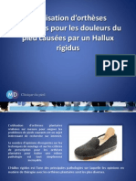 L'utilisation D'orthèses Plantaires Pour Les Douleurs Du Pied Causées Par Un Hallux Rigidus