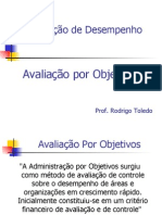 Avaliação de Desempenho - Avaliação Por Objetivos