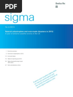 Natural Catastrophes and Man-Made Disasters in 2012