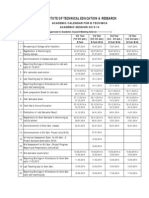 Academic Calender For B.tech, M.tech, MCA-2013-14