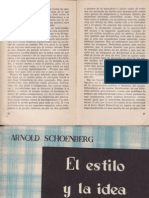 El Estilo y La Idea - Schoenberg