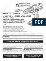 Ryobi P271 Owners Manual