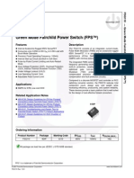 FSQ110 Green Mode Fairchild Power Switch (FPS™) : Features Description