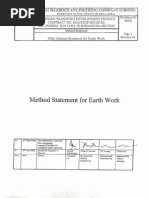 MS03 - Method Statement For Earth Work - Rev 1