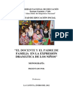 Monografia de Dramatizacion Original