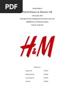 H&M Valuation