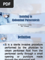 Abdominal Paracentesis, AP, Abdominal Tap