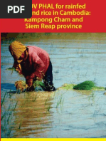 Best Management Practices For Rainfed Lowland Rice in Cambodia: Kampong Cham and Siem Reap Province