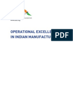 Operational Excellence in Indian Manufacturing 310512