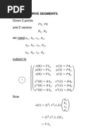 Hermite Curve Segments