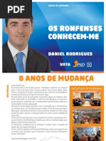 Jornal de Campanha - PSD Ronfe - 2009