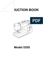 Janome Sewist 525S Sewing Machine Instruction Book 525S (En)