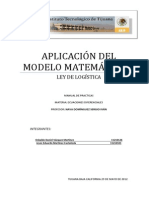 Articulo Publicidad Aplicacion Del Modelo Matematico de Ec Diferenciales