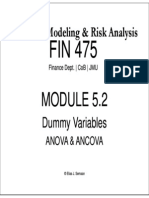 Module 5.2 - Anova and Ancova