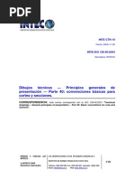 Convensiones Bàsicas para Cortes y Secciones INTE-ISO 128-40 2003