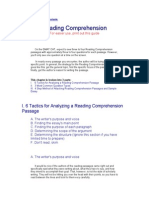 Tips For Reading Comprehension