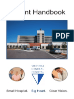 Patient Handbook For Victoria General Hospital