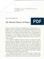 Augusto Graziani - The Marxist Theory of Money