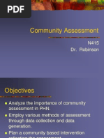 Community Assessment