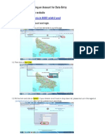 Steps For Creating An Account For Data Entry On Website