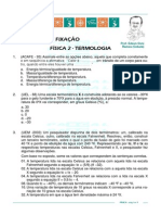 Caderno de Exercicios Termologia