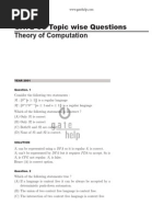  Theory of Computation MCQs