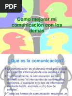 Como Mejorar Mi Comunicación Con Los Demás