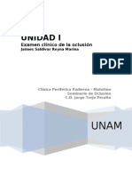 Elaboracion de Hisoria Clinica en Oclusion