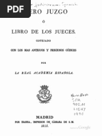 Fuero Juzgo o Libro de Los Jueces