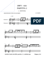 Bach bwv0826 Partita 2 1 Sinfonia GP PDF