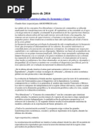 Dualidades de América Latina (I) - Economía y Clases - Claudio Katz