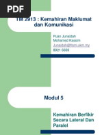 MODUL5 (KULIAH) Lateral Thinking