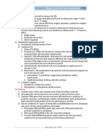 Cell and Tissue Characteristics