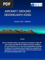 Aircraft Ground Deicing