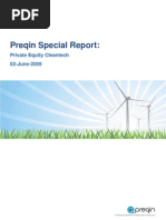 Preqin Cleantech Report