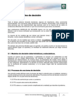 Lectura 3 - Modelos de Decisión