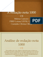 A Redação Nota 1000