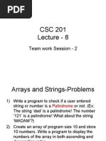 CSC 201-Lecture 8