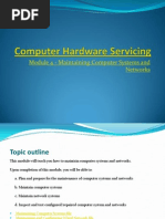 CHS Module 4 - Maintaining Computer Systems and Networks