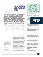 In Situ: Gel-Forming Systems For Sustained Ocular Drug Delivery