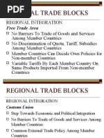 Regional Trade Blocks