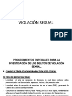 Violación Sexual