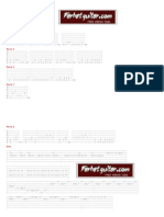 Enter Sandman Tablature